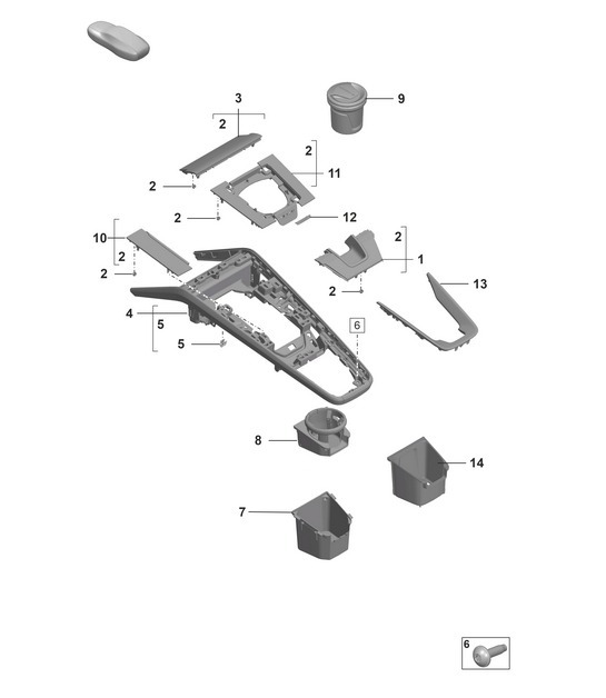 Diagram 809-300 Porsche 992 (911) MK1 2019-2024 Body