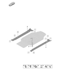 Embellecedor lateral exterior - 992.1 Carrera 2019 - 2024