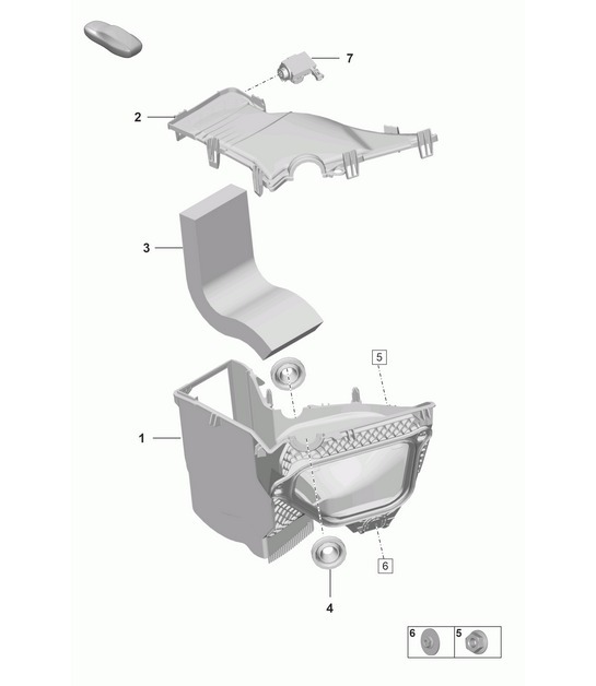 Diagram 814-050 Porsche 9J1.1 Taycan 4S 2020-24 