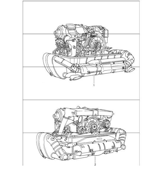 Diagram 101-00 Porsche 993 (911) (1994-1998) Engine