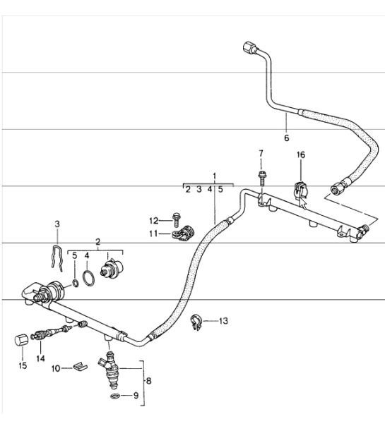 Diagram 107-05 Porsche Cayenne S 4.5L V8 2003>> Motor