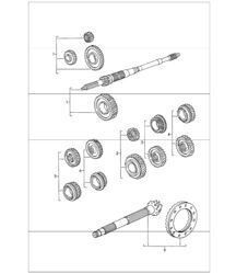 gear wheel sets 993 CARRERA G50.20/21 1994-98