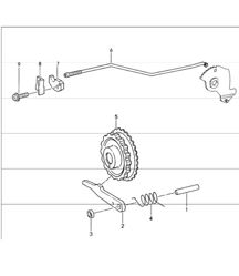 tiptronic parking lock 993 CARRERA A50.04/05 1994-98