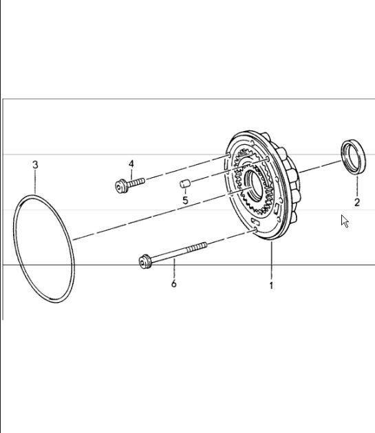 Diagram 330-01 Porsche Cayenne Turbo 4.5L 2003>> Transmission