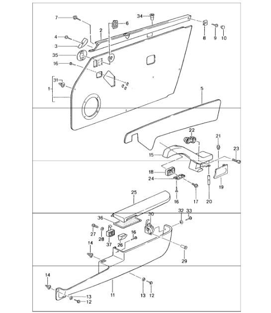 Diagram 807-11 Porsche Panamera Turbo E-Hybride V8 4.0L 