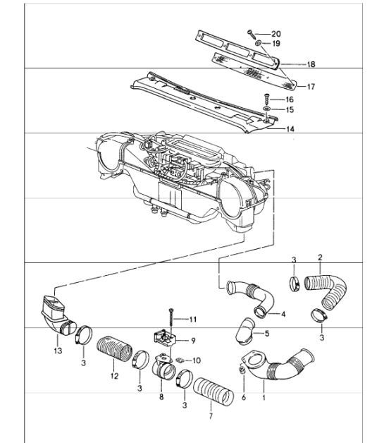 Diagram 813-00 Porsche Cayenne Turbo S 4.5L 2006>> Body