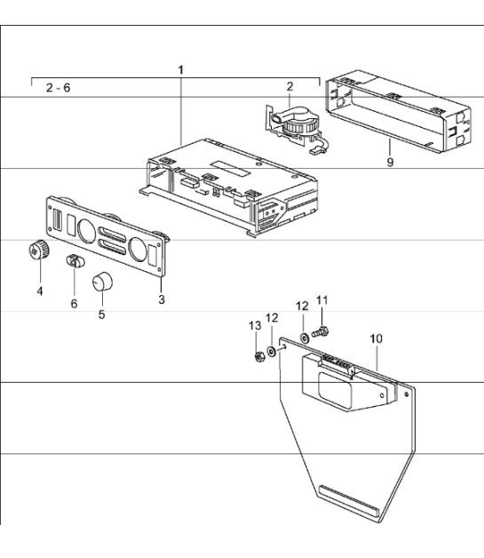 Diagram 813-40 Porsche 993 (911) (1994-1998) Body