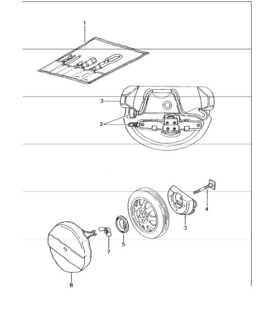 Diagram 001-00 Porsche 992 GT3 RS 4.0L 
