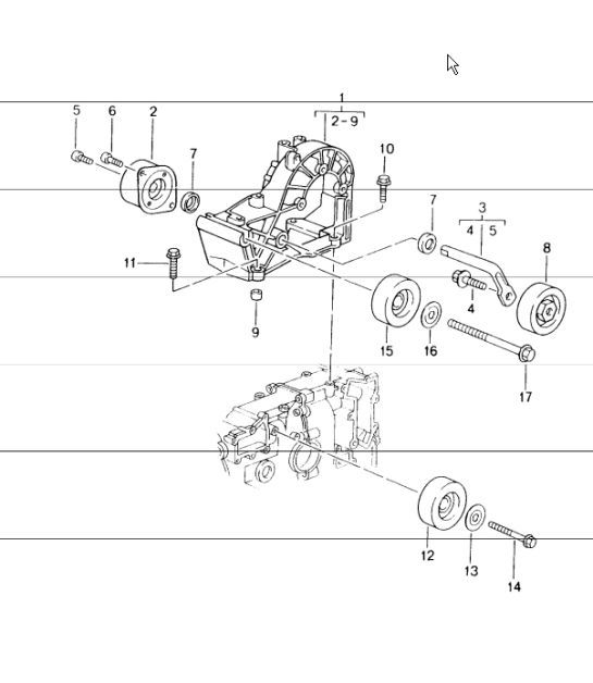 Diagram 101-10 Porsche Cayenne 3.2L V6 2003>> Motor