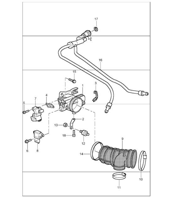 Diagram 107-00 Porsche Macan GTS Gasolina 2.9L V6 380 CV 