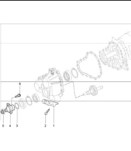 Diagram 320-04 Porsche 996 (911) (1997-2005) Transmission