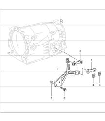 tiptronic selector lever 996 CARRERA 2/4 (M338/M339) A96.10/35  2002 ONWARDS
