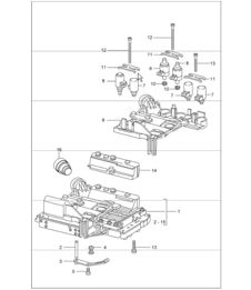 tiptronic switch unit, solenoid valve, pressure regulator 996 CARRERA 2/4 (M338/M339)  A96.10/35  2002 ONWARDS