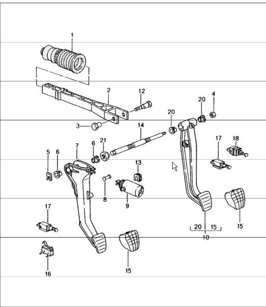 Diagram 702-00 Porsche Cayenne Turbo S E-Hybrid V8 4.0L 550 CV 