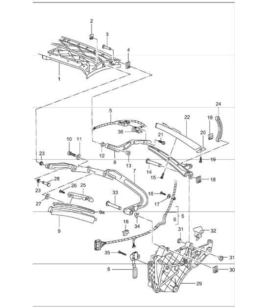 Diagram 811-07 Porsche 944S2 3.0L 16V 1989-91 