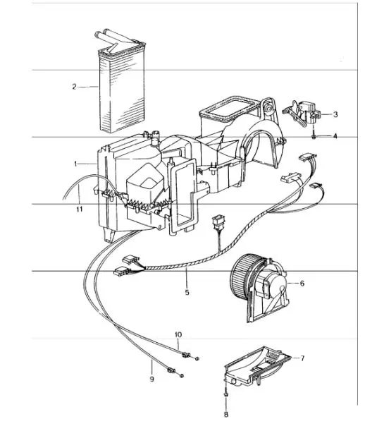 Diagram 813-06 Porsche 944S2 3.0L 16V 1989-91 