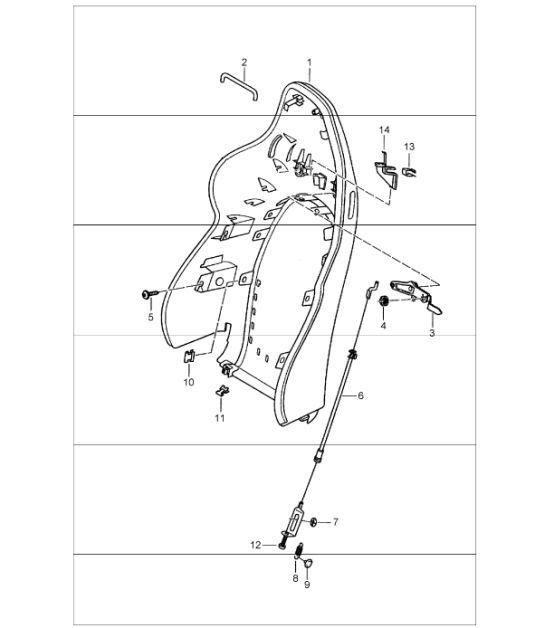 Diagram 817-30 Porsche 918 Spyder 2014-2015 