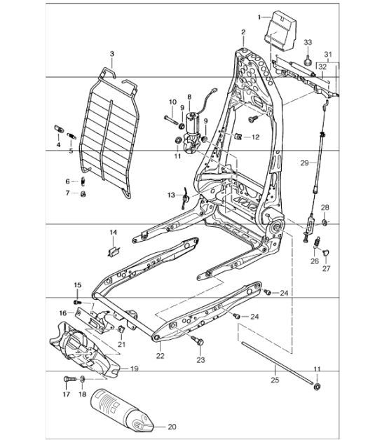 Diagram 817-40 Porsche Cayenne (9YA) 2018>> 