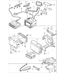radio, booster, navigation system, telephone 996 2003 ONWARDS