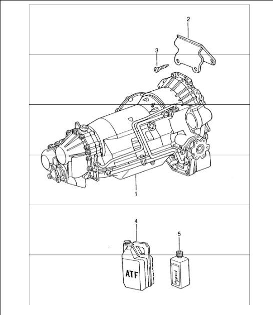 Diagram 320-00 Porsche Cayenne S 4.5L V8 2003>> Transmission