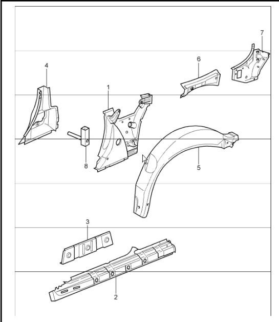 Diagram 801-60 Porsche Taycan (9J1) MK2 2024>> 
