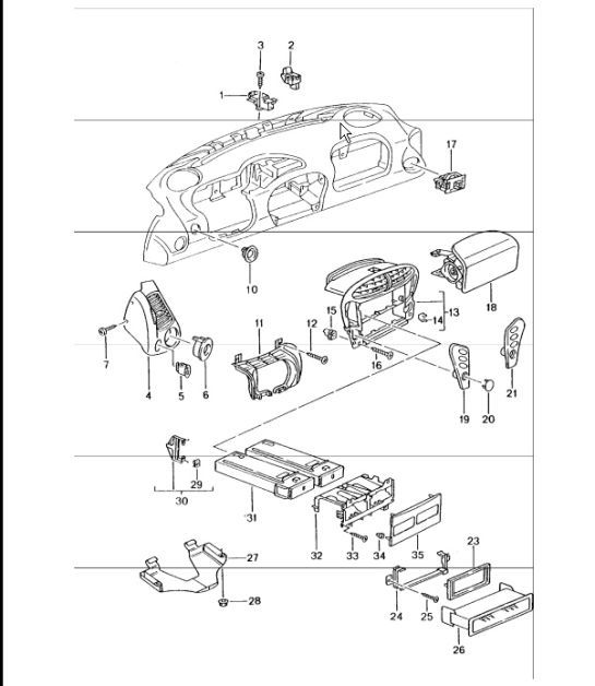 Diagram 809-01 Porsche Cayenne Turbo E-Hybrid Coupé V8 4.0L 739Hp 