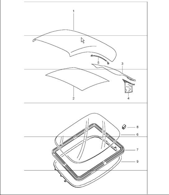 Diagram 811-10 Porsche 944S2 3.0L 16V 1989-91 