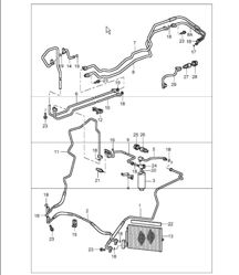 refrigerant circuit 996 TURBO 2001-05 refrigerant circuit 996 TURBO 2001-05