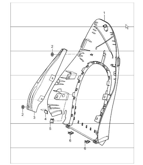 Diagram 817-10 Porsche Taycan (9J1) MK1 2020-2024 