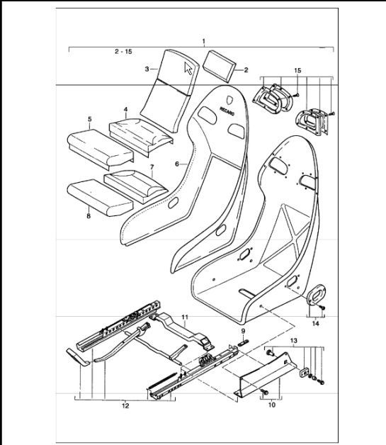 Diagram 817-90 Porsche Cayenne S/GTS 4.8L 2007>> Carrosserie