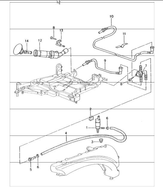 Diagram 904-20 Porsche 992 Carrera 2S Cabriolet 3.0L 