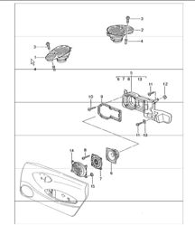 loudspeaker M680 / MJ.02 for 996 TURBO 2001-05 loudspeaker M680 / MJ.02 for 996 TURBO 2001-05