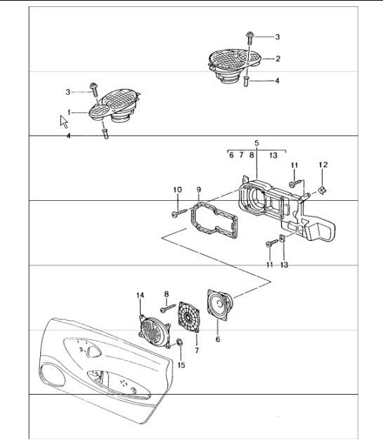 Diagram 911-05 Porsche Panamera 4 E-Hybrid V6 2,9 L 
