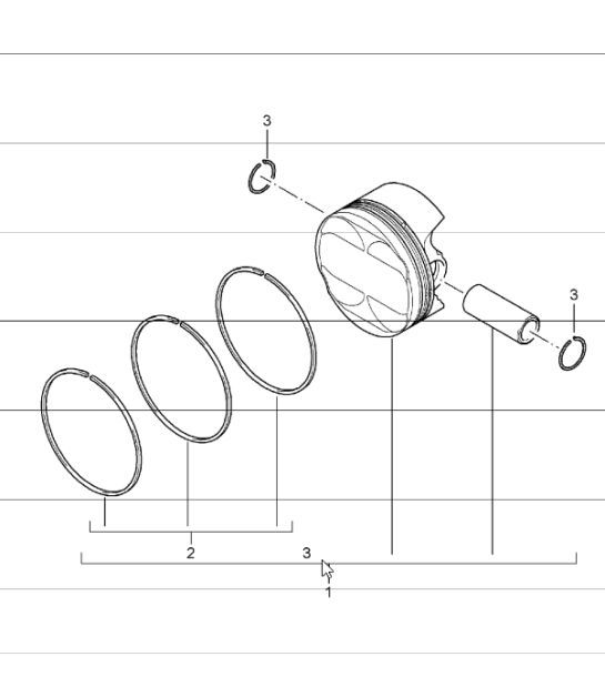 Diagram 102-05 Porsche Cayenne S 4.5L V8 2003>> Engine