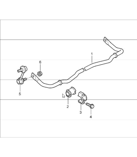Diagram 501-03 Porsche Cayenne S/GTS 4.8L 2007>> Asse posteriore
