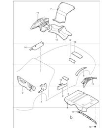 insonorisation carrosserie - 1 - pour 997.1 CABRIO 2005-08