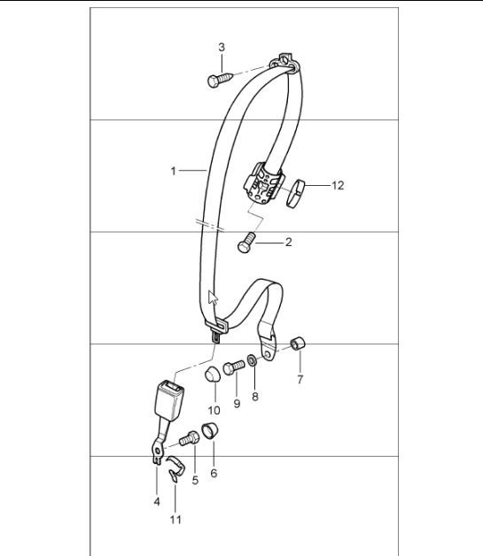 Diagram 812-06 Porsche Macan S Diesel 3.0L V6 258 ch Carrosserie