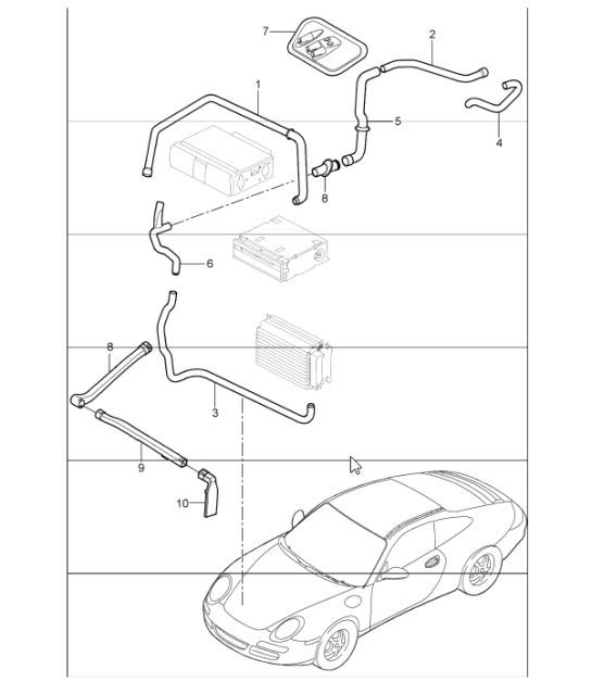 Diagram 813-02 Porsche Taycan Turbo S Cross Turismo 