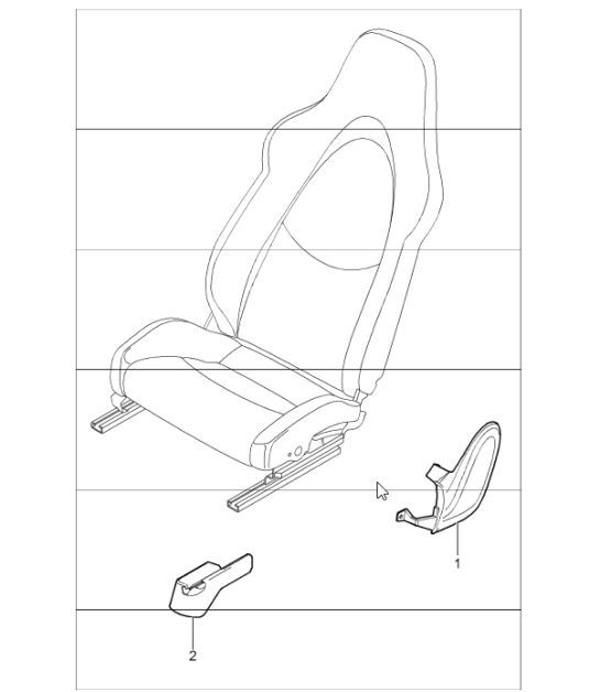 Diagram 817-15 Porsche 997 (911) MK1 2005-2008 Body