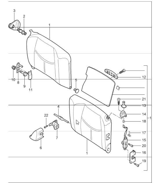 Diagram 817-40 Porsche 992 (911) 2019>> Carrosserie