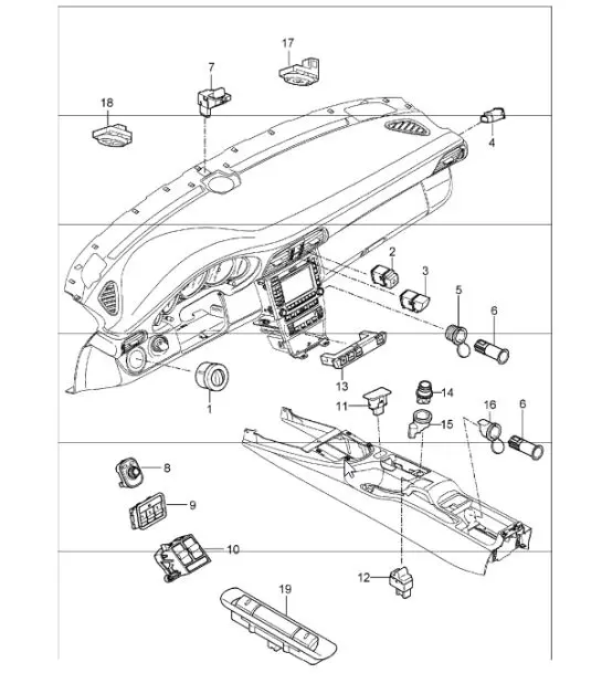 Diagram 903-05 Porsche 991 GT3 RS 4.0L (500PS) Elektrische Ausrüstung
