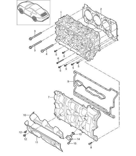 Diagram 103-000 Porsche Carrera GT (2003-2006) 