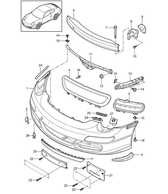 Diagram 802-000 Porsche Carrera GT (2003-2006) 