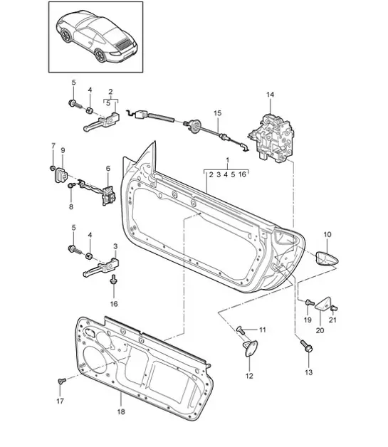 Diagram 804-000 Porsche Taycan Turbo S 
