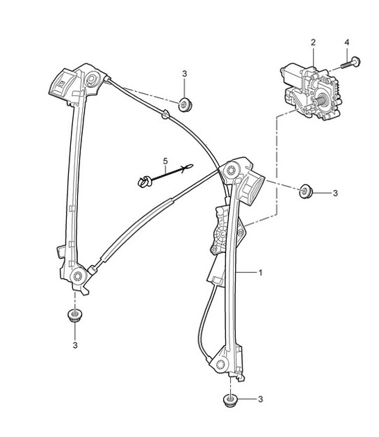 Diagram 804-030 Porsche Cayenne S 4.5L V8 2003>> Body