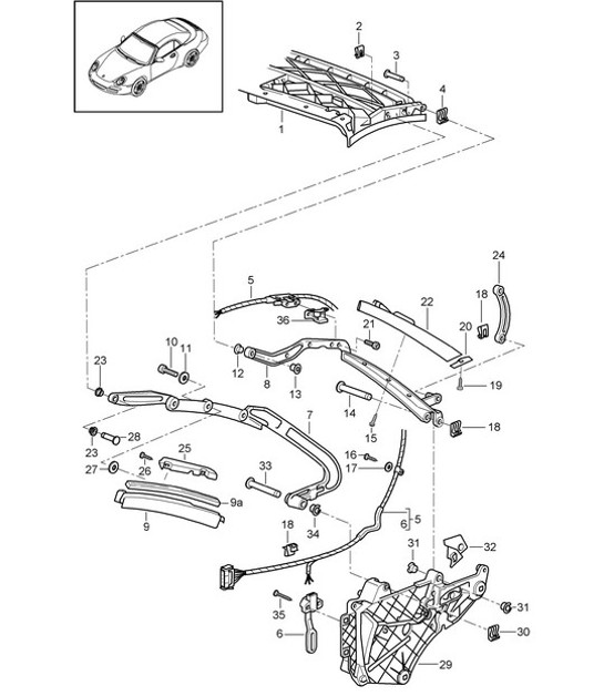 Diagram 811-007 Porsche Macan Turbo 3.6L V6 400Bhp Body