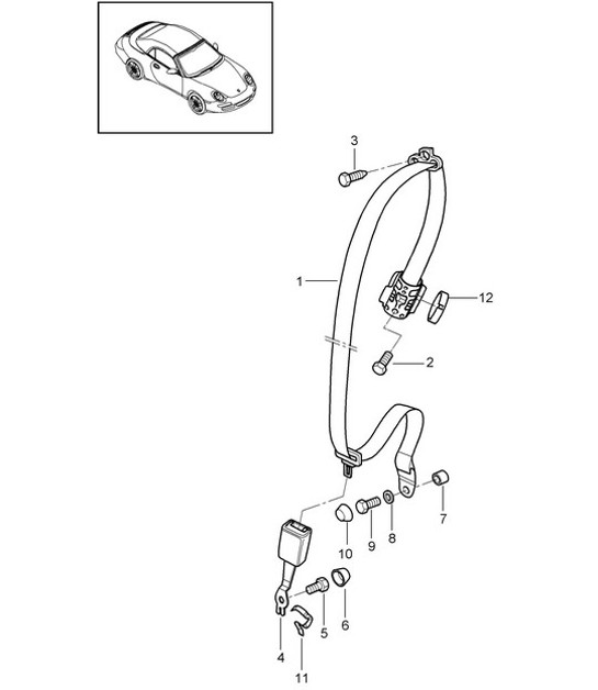 Diagram 812-006 Porsche Cayenne S 4.5L V8 2003>> Body