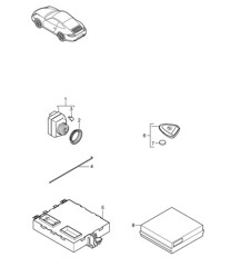 Control units / Ignition/starter switch / PORSCHE ACCES SYSTEM 997.2 Carrera 2009-12