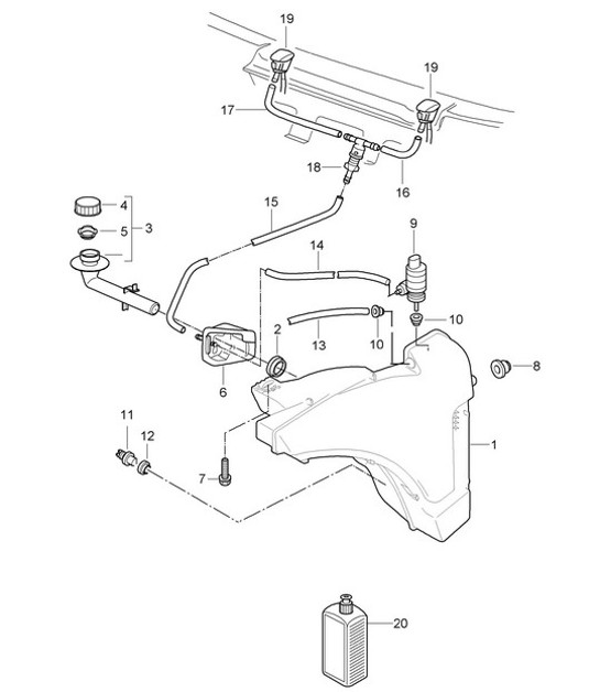 Diagram 904-010 Porsche 991 Cabriolet 2S 3.0L (420 Bhp) Electrical equipment