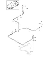 Scheinwerferwaschanlage - PR:288 - 997.2 Carrera 2009-12